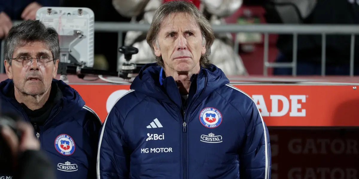 Ricardo Gareca dirigiendo a Chile