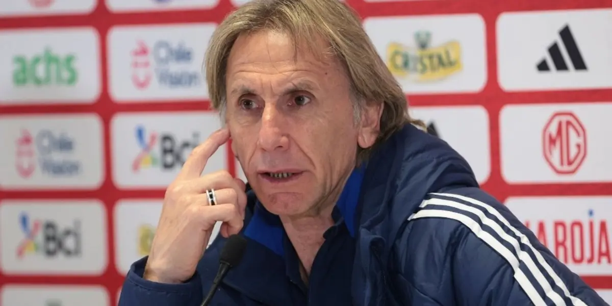 Ricardo Gareca en conferencia