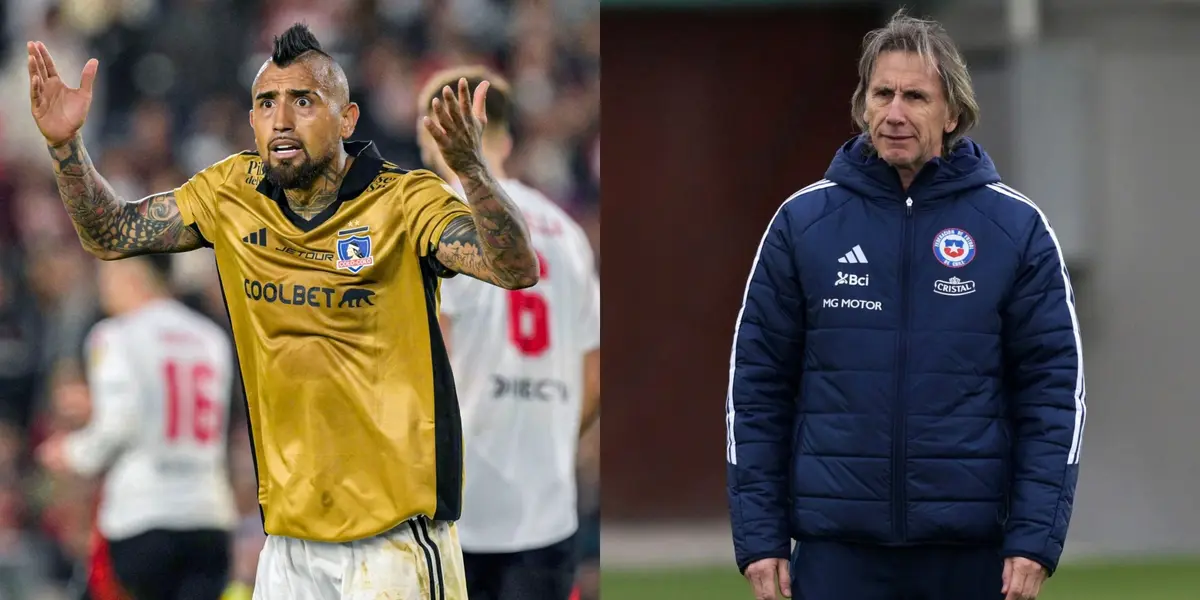 Ricardo Gareca y Arturo Vidal