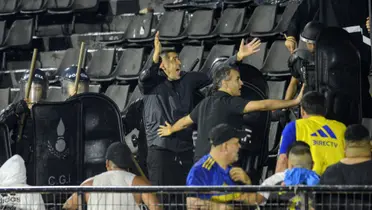 Riquelme habló luego del caos en Rosario (Foto Baires).