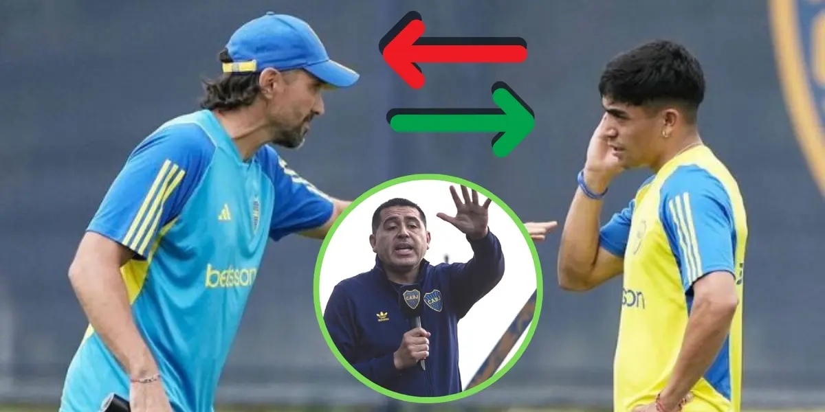 Riquelme, Martínez y Langoni.