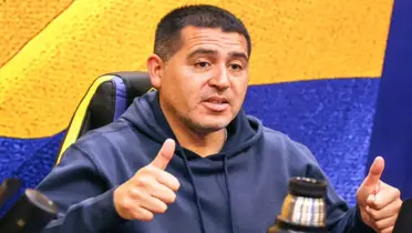 Riquelme salió a defender a su jugador (PBJ)