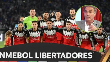 River ante Talleres en la Copa Libertadores. (Foto: EFE)