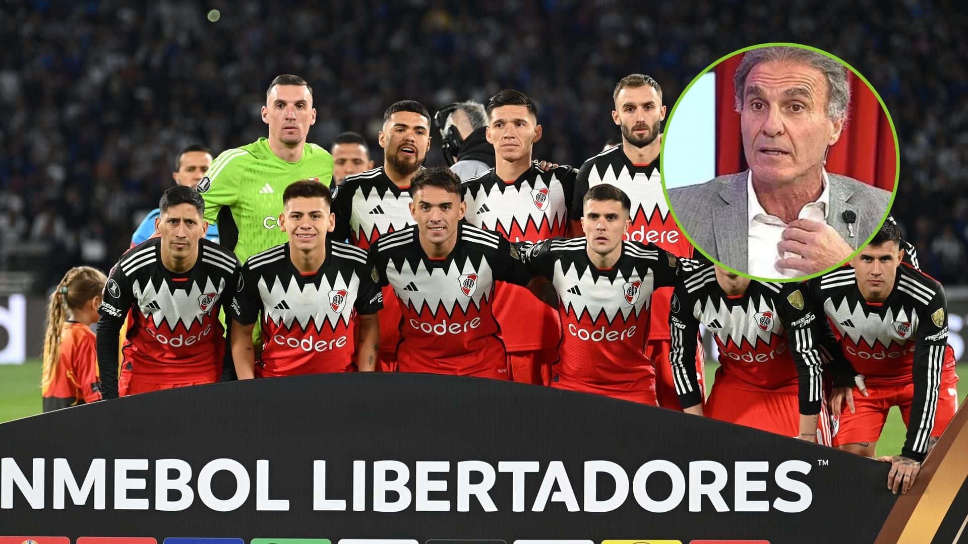 River ante Talleres en la Copa Libertadores. (Foto: EFE)