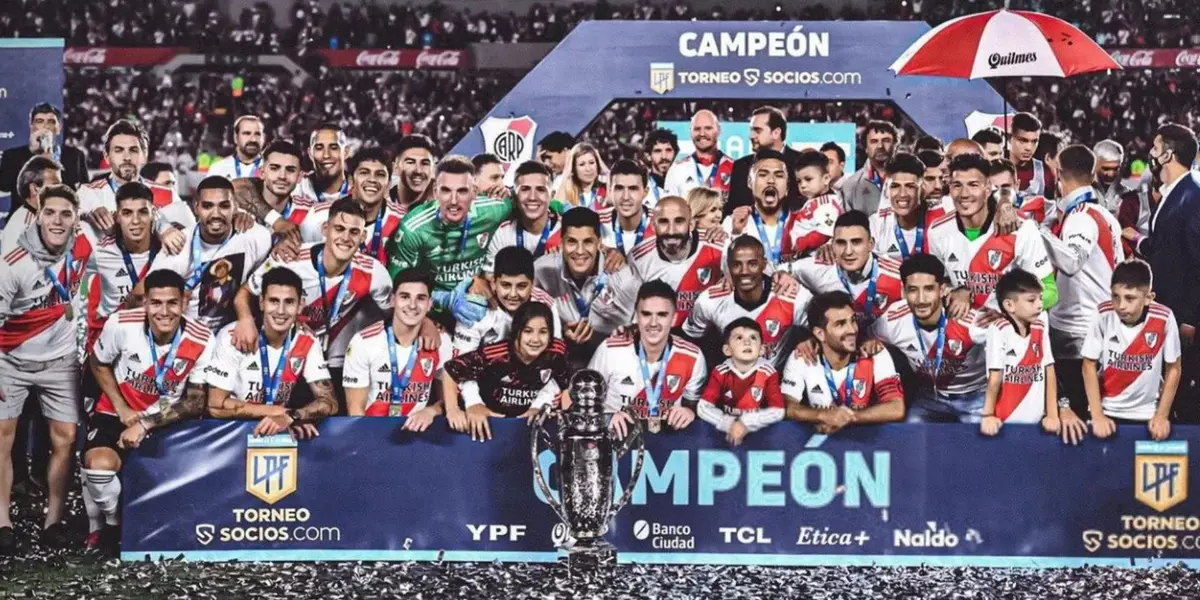 River campeón de la copa de la liga (Infobae)