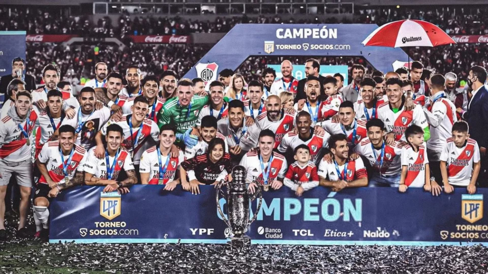 River campeón de la copa de la liga (Infobae)