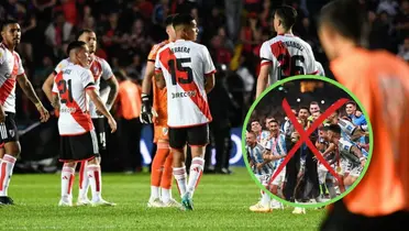 River decepcionado y los campeones del mundo.