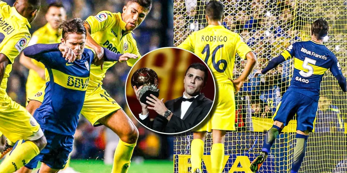 Rodri visitó La Bombonera y se midió ante el actual DT de Boca.