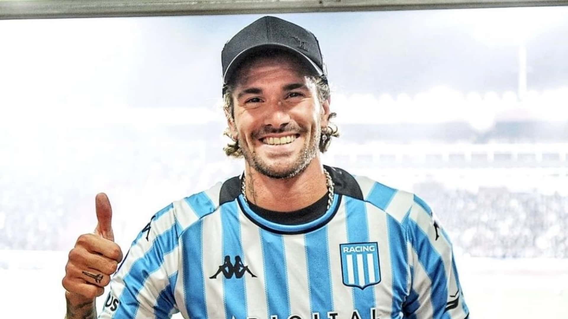 Rodrigo De Paul con la de Racing.