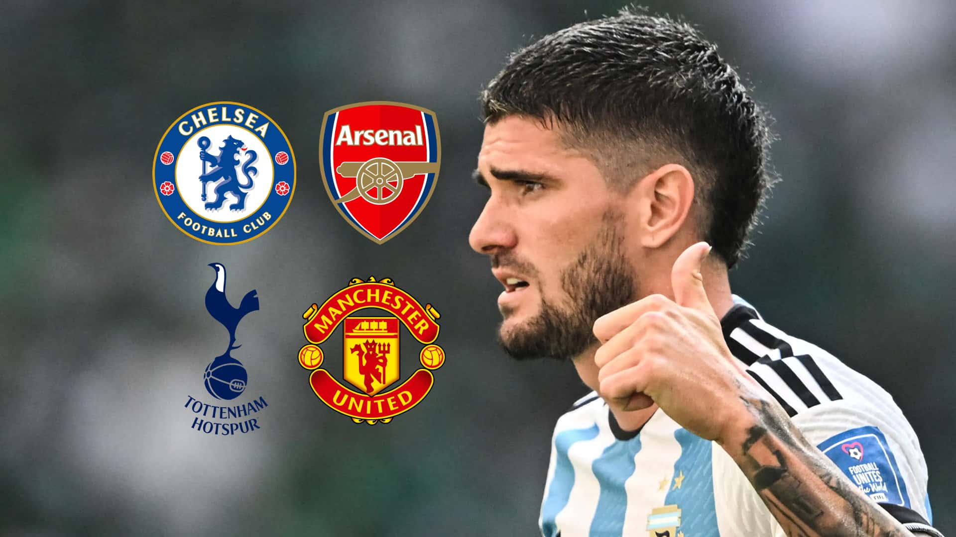 Rodrigo De Paul está en la mira de un grande de la Premier League