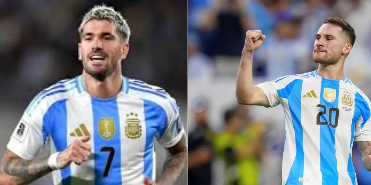 Rodrigo De Paul y Alexis Mac Allister.