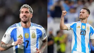 Rodrigo De Paul y Alexis Mac Allister.