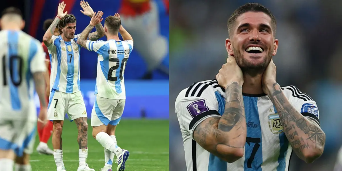 Rodrigo De Paul y Alexis Mac Allister.