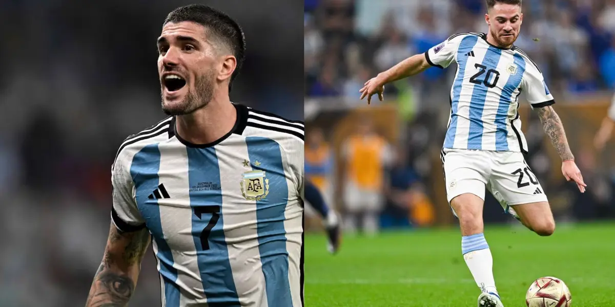 Rodrigo De Paul y Alexis Mac Allister.