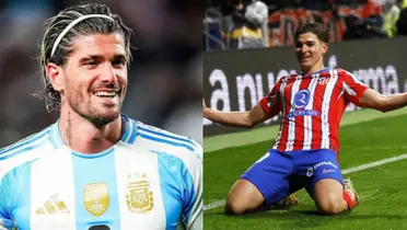 Rodrigo De Paul y Julián Álvarez.