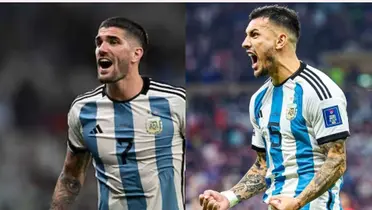 Rodrigo De Paul y Leandro Paredes.