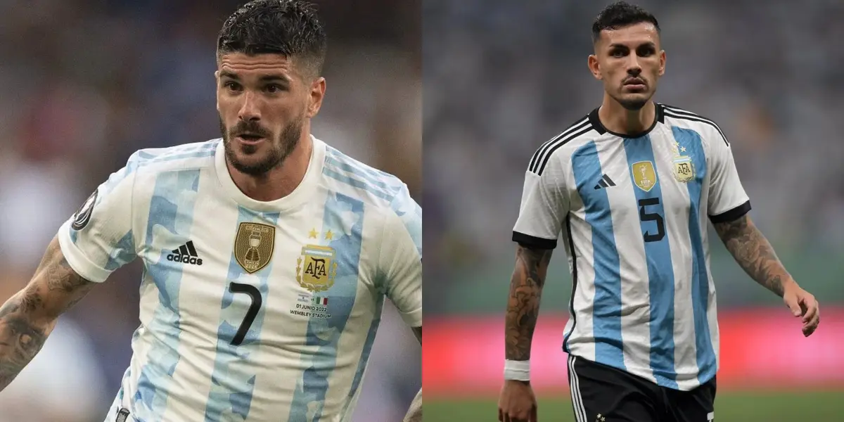 Rodrigo De Paul y Leandro Paredes.