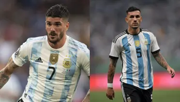 Rodrigo De Paul y Leandro Paredes.
