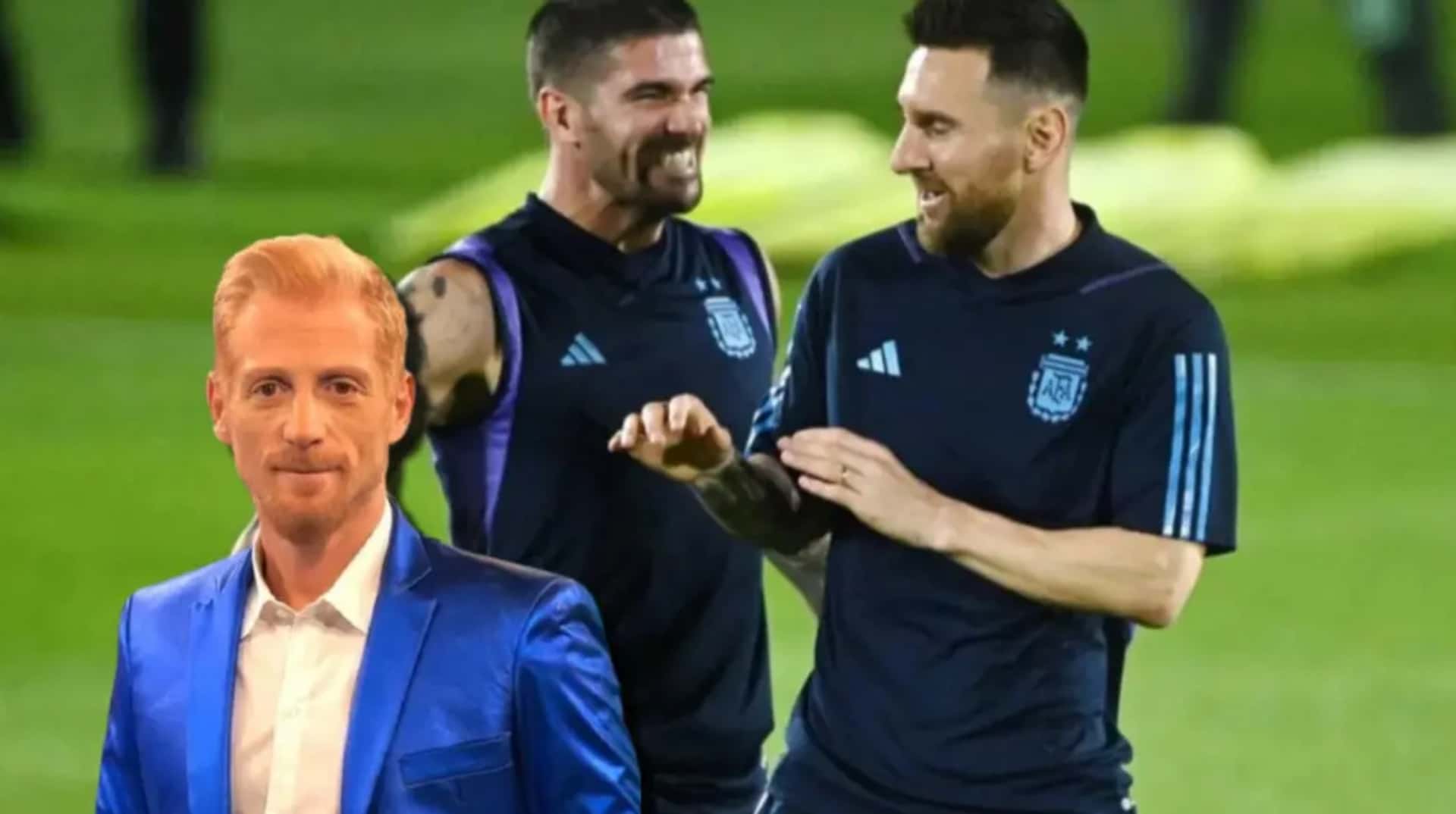 Rodrigo De Paul y Lionel Messi en Argentina.