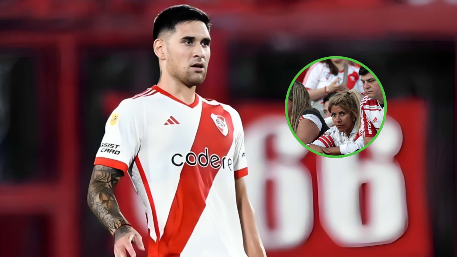 Rodrigo Villagra con la camiseta de River Plate (2024).