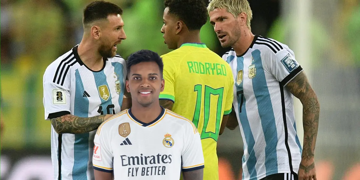 Rodrygo volvió a quedar en el ojo de la tormenta tras su pelea con Messi