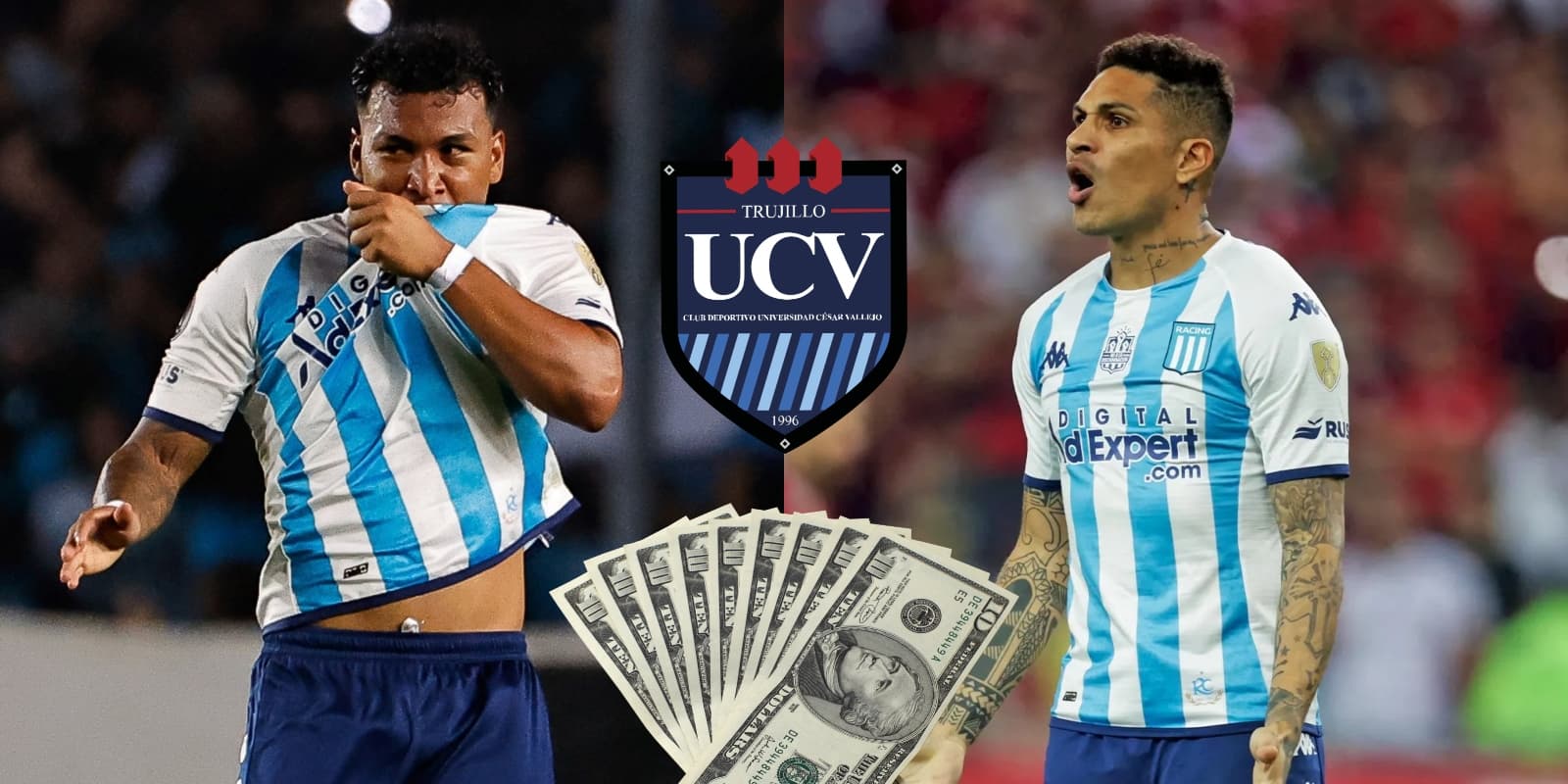 Roger Martínez y Paolo Guerrero