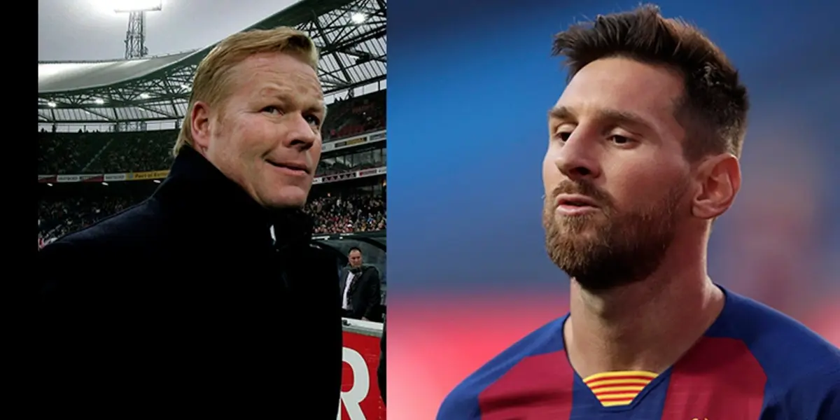 Ronald Koeman dio una declaración que dará mucho de qué hablar en cuanto a su relación con Lionel Messi.