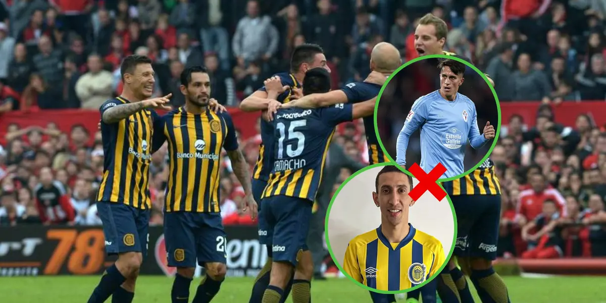 Rosario Central festeja un gol durante 2024.