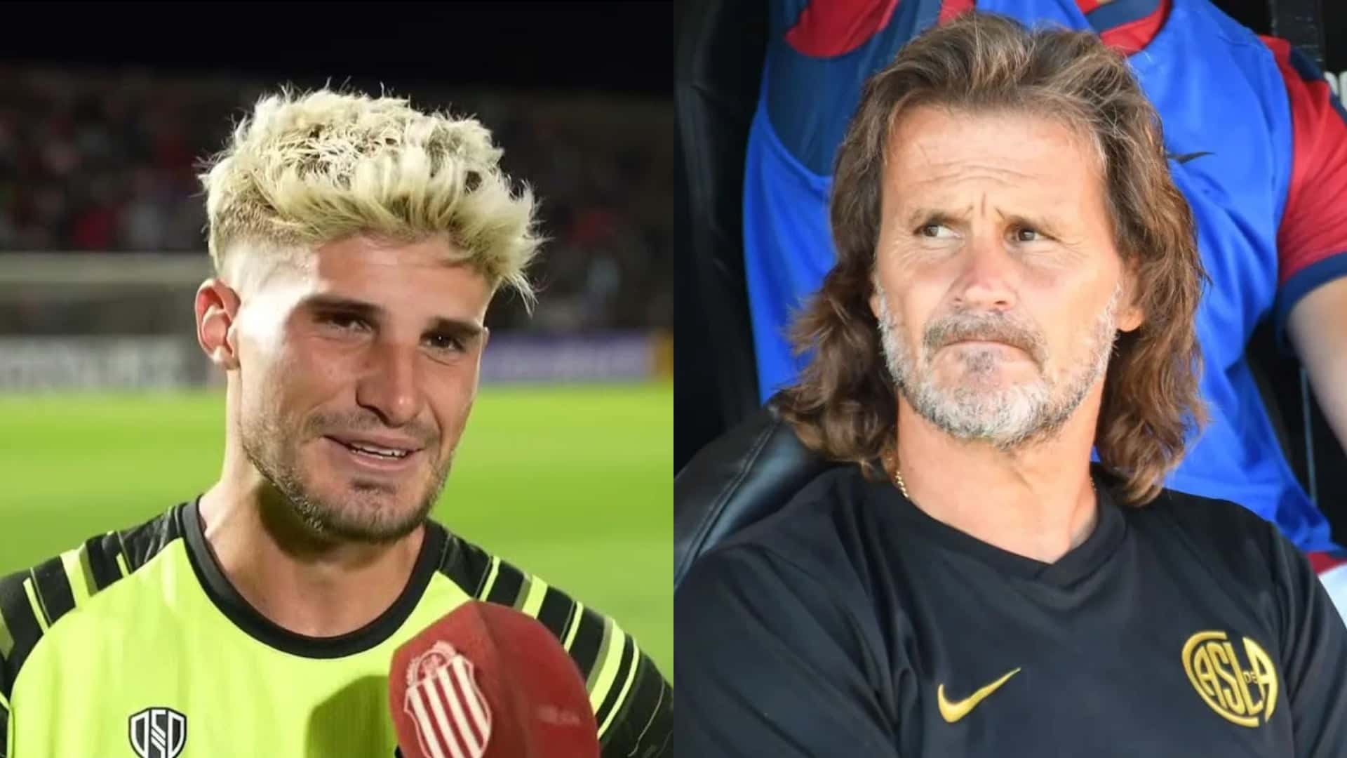Rubén Darío Insúa en el banco de San Lorenzo