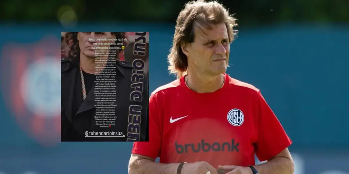 Rubén Darío Insúa en un entrenamiento de San Lorenzo