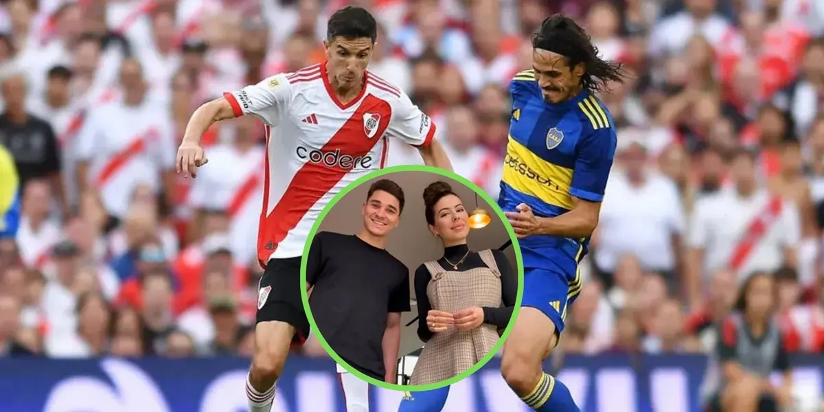 Sara Duque, Julián Álvarez y el superclásico.