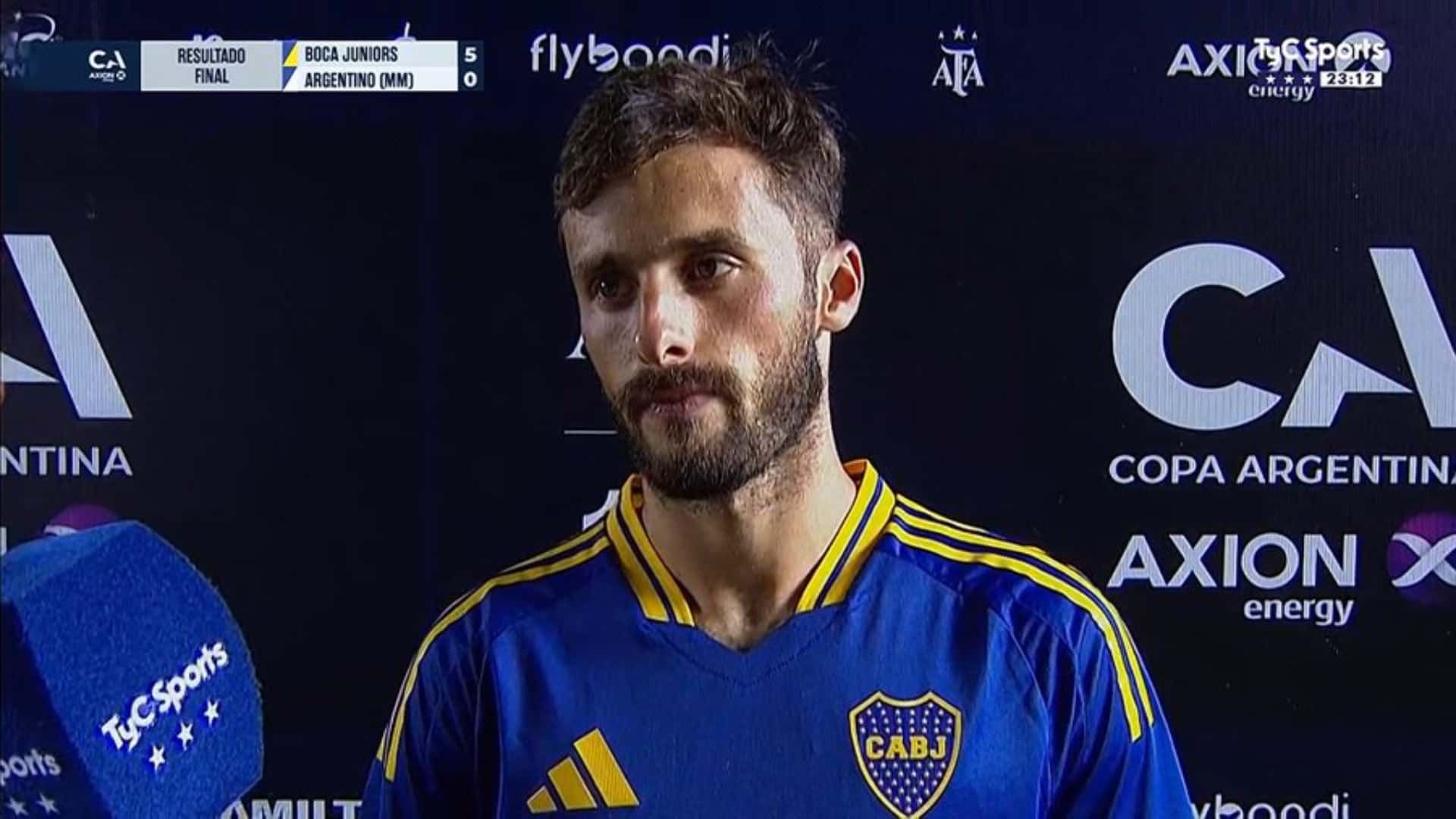 Saracchi compartió sus impresiones sobre el debut de Boca en la Copa Argentina