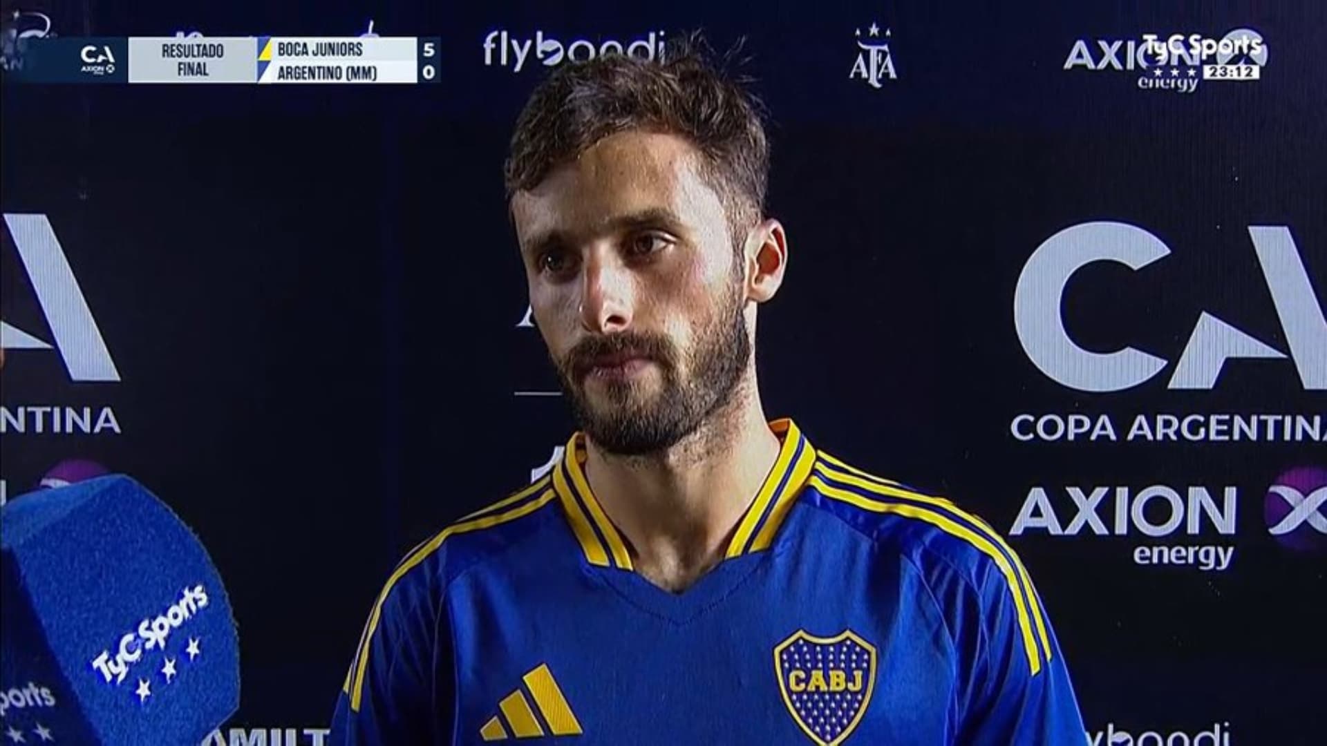 Saracchi compartió sus impresiones sobre el debut de Boca en la Copa Argentina