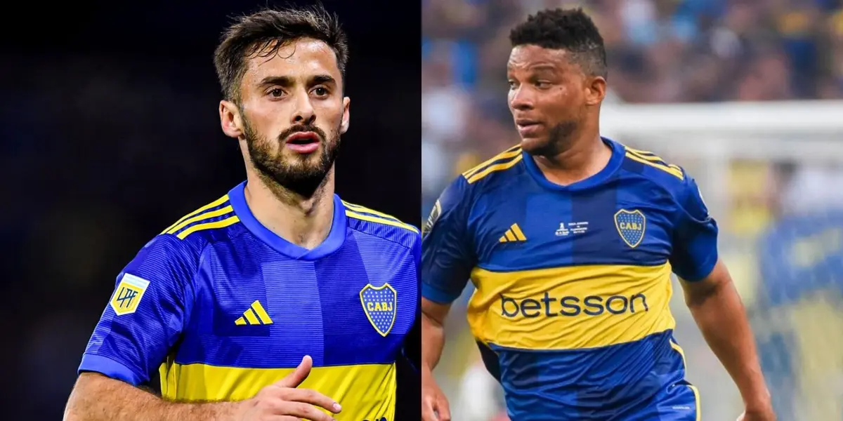 Saracchi junto a Fabra en Boca.