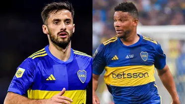 Saracchi junto a Fabra en Boca.