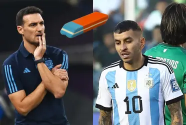 Scaloni borraría a Ángel Correa de la Selección Argentina