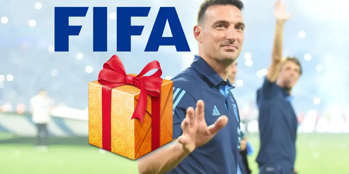 Scaloni hizo una donación a la FIFA