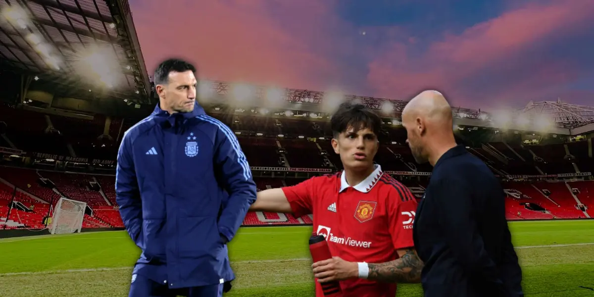 Scaloni lo borró de la Selección Argentina, esto dijo ahora Garnacho sobre CR7.