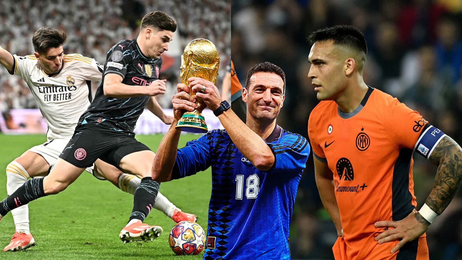Scaloni piensa en alternativas por las sequías de Julián y Lautaro