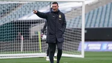Scaloni sorprendió con el XI que paró en el entrenamiento