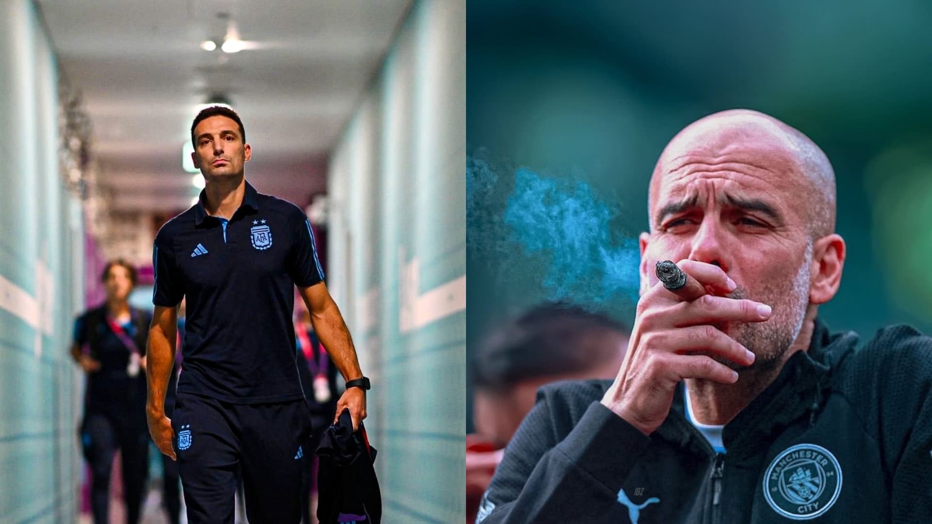 Scaloni y Guardiola