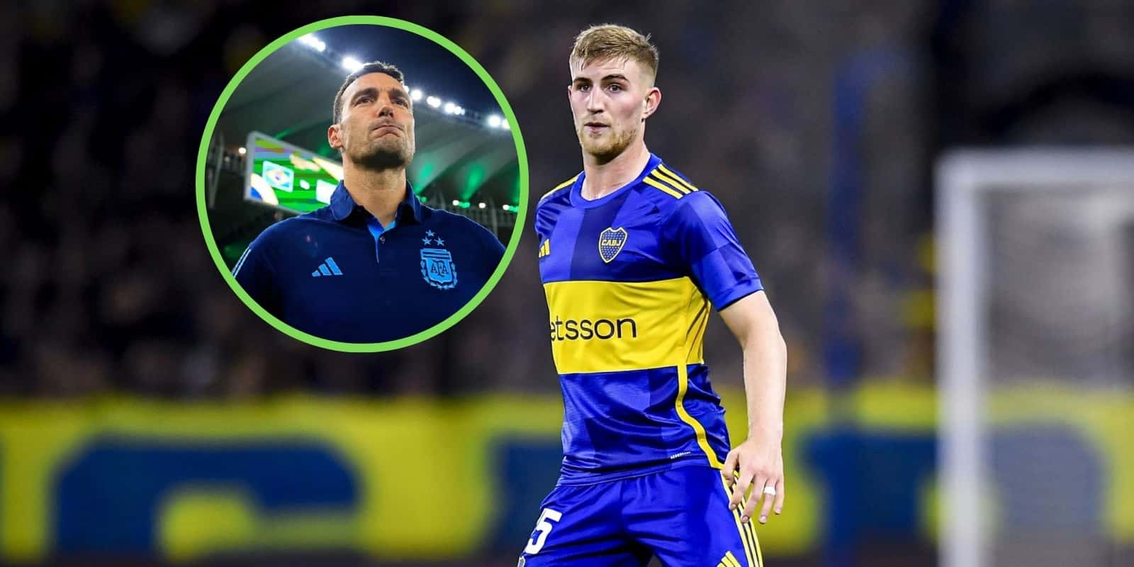 Scaloni y Valentini.