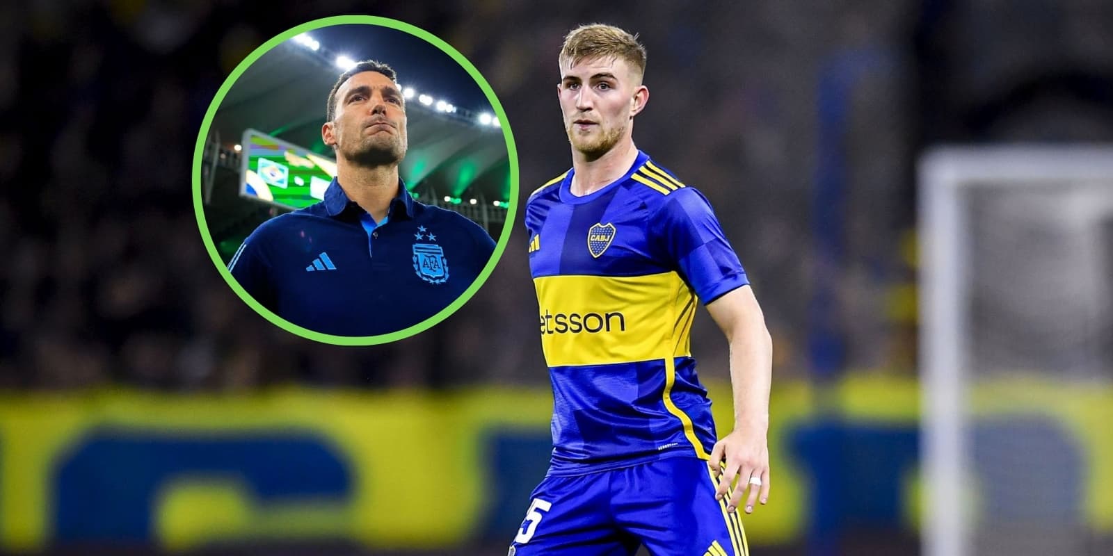 Scaloni y Valentini.