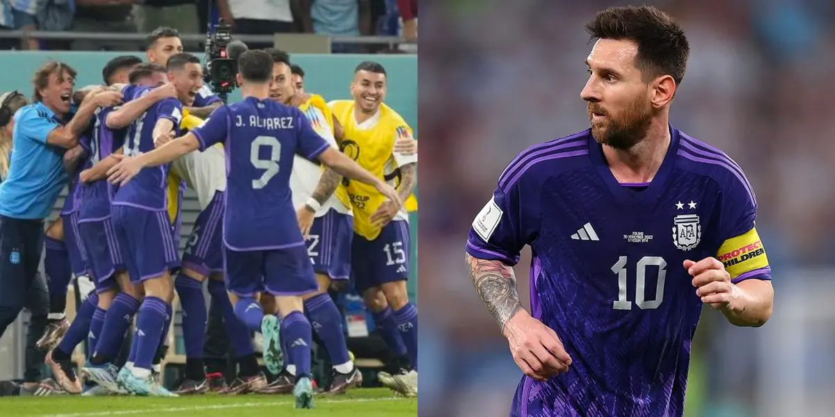 Se ganó un espacio en el 11 titular y ya es uno de los más mimados por la afición de la Albiceleste