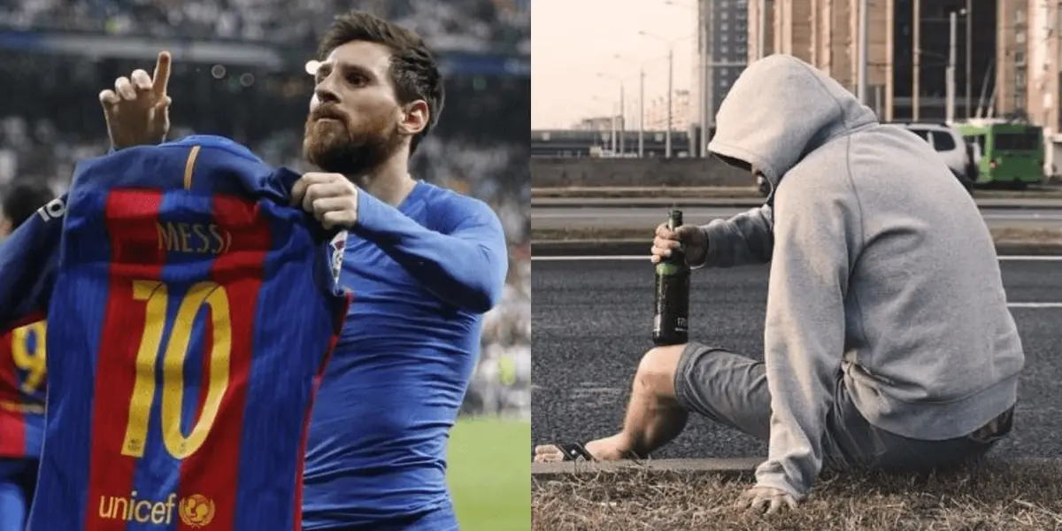 Se midió al capitán de la selección argentina durante la estadía de la Pulga en España, ahora reveló que tuvo una adicción de 20 años por la bebida