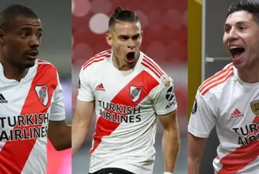 Se reveló el estado de las negociaciones de Gonzalo Montiel, Nicolás De La Cruz y Rafael Santos Borré en River Plate.