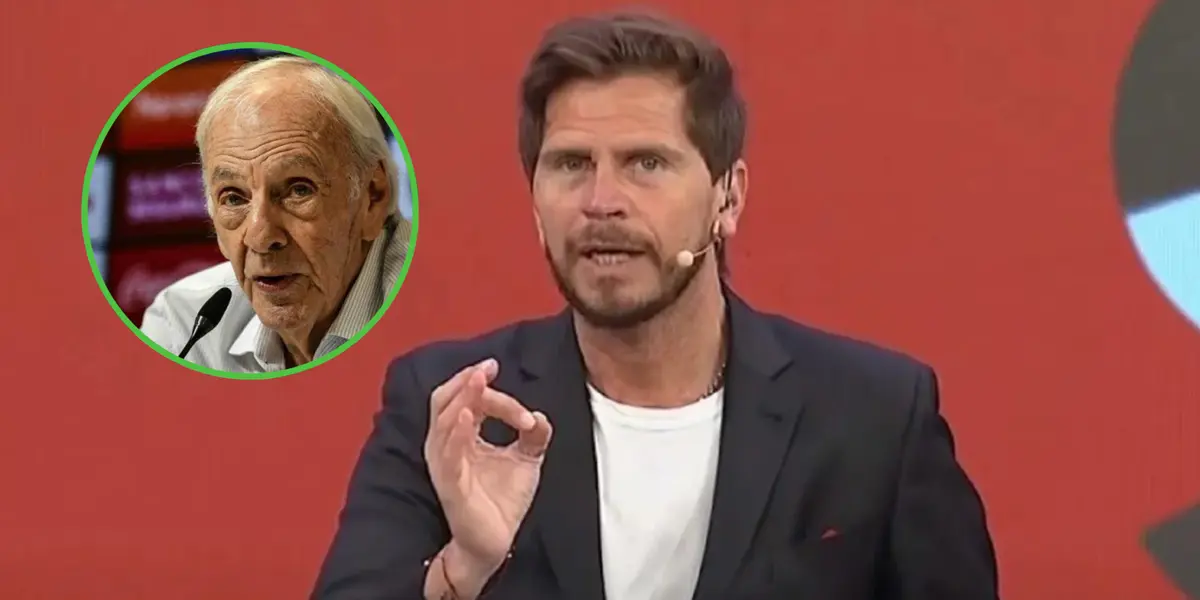 Sebastián Vignolo durante un programa de TV.