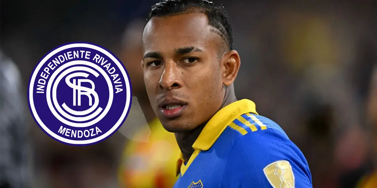 Sebastián Villa durante su etapa en Boca.