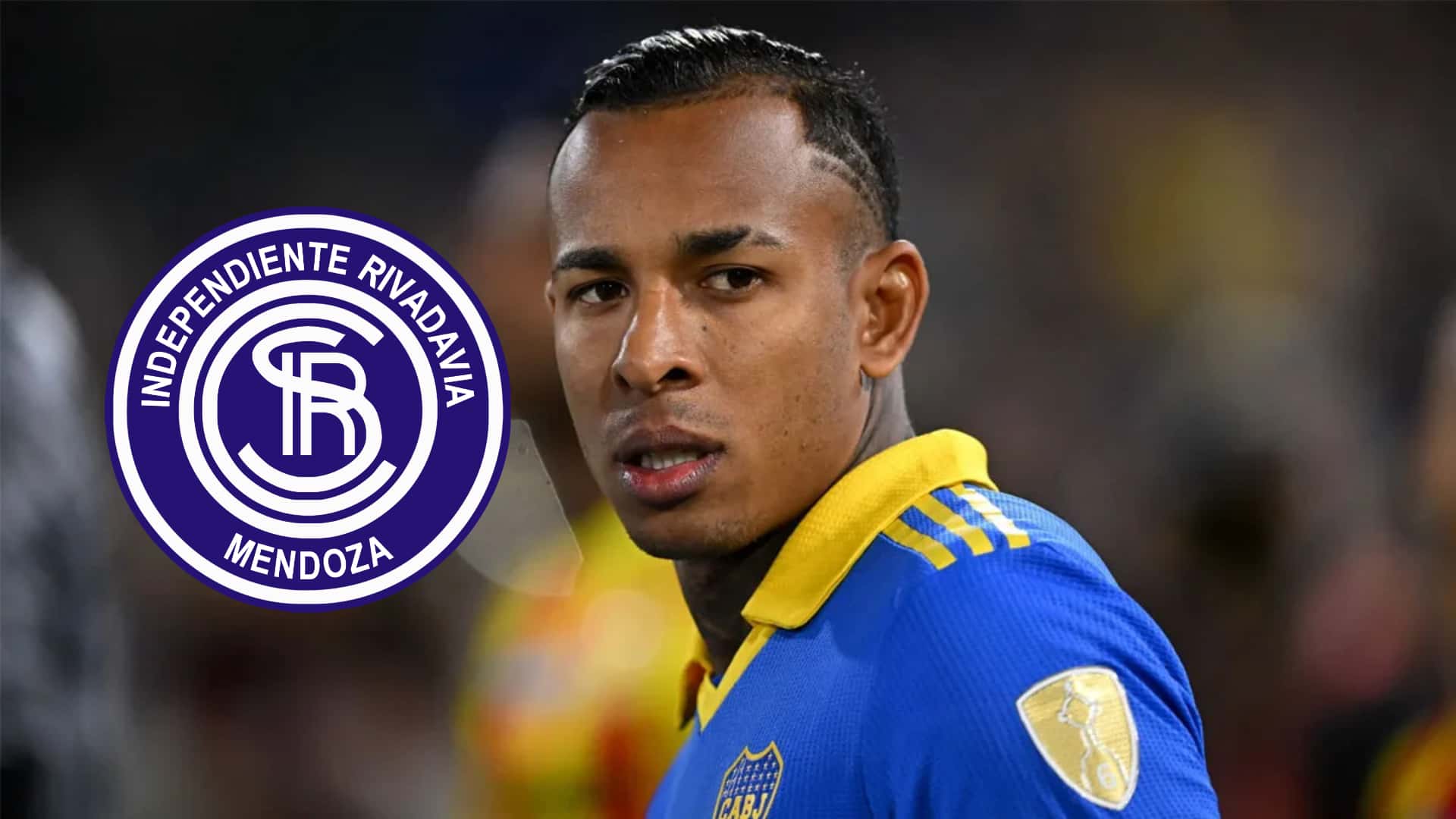 Sebastián Villa durante su etapa en Boca.