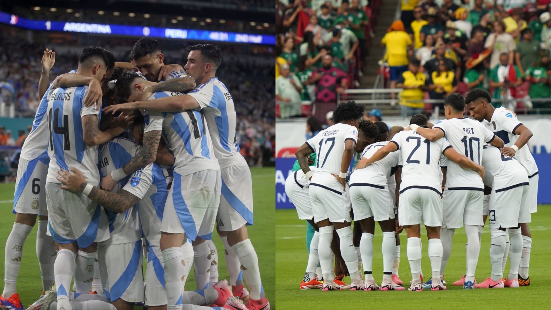 Selección Argentina vs Selección de Ecuador
